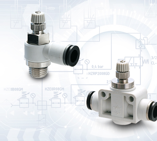 Csatlakozók pneumatikus funkcióval