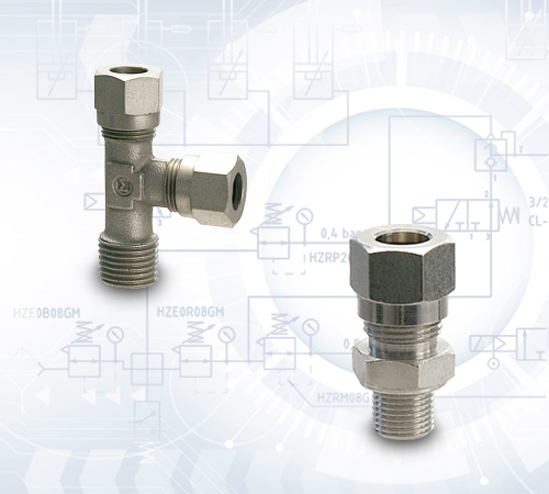 Nikkelezett sárgaréz csatlakozók