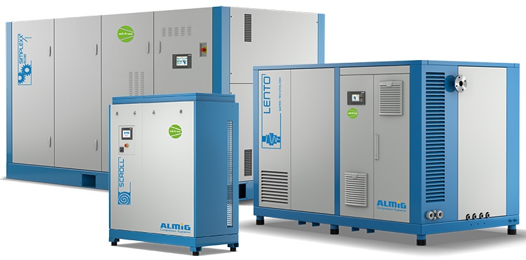 Olajmentes Csavarkompresszorok