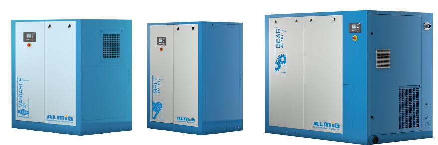 Olajbefecskendezéses Csavarkompresszorok