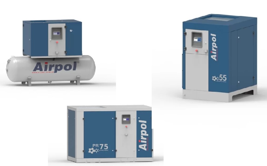 Olajbefecskendezéses csavarkompresszorok