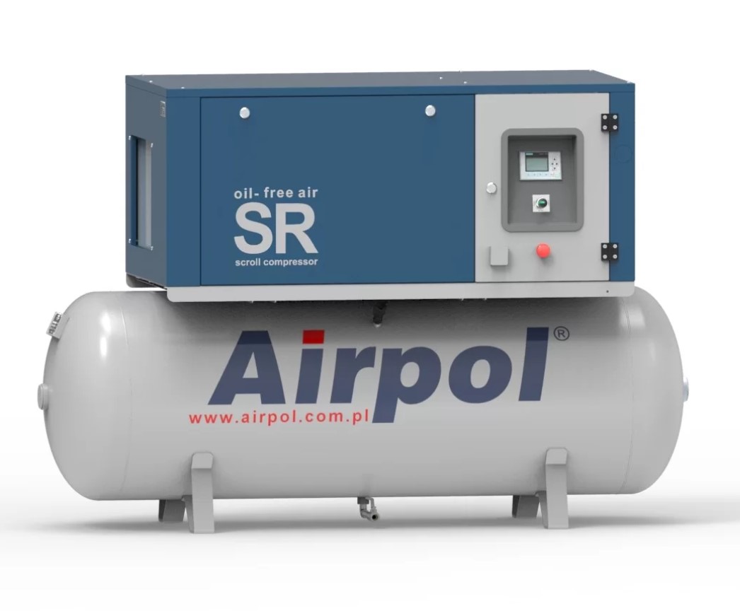 Spirálkompresszorok légtartályon