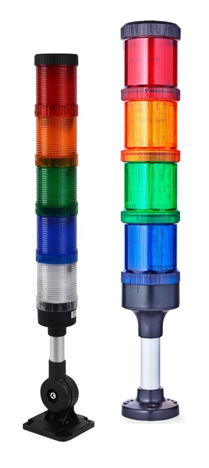 Jelzőtornyok, fény- és hangjelzők