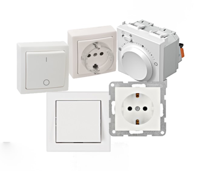 Kapcsolók és dugaszolóaljzatok