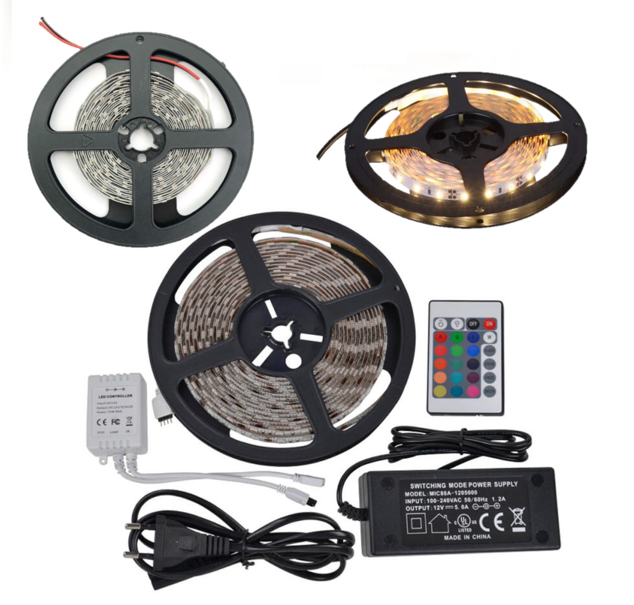 LED szalag és kiegészítők