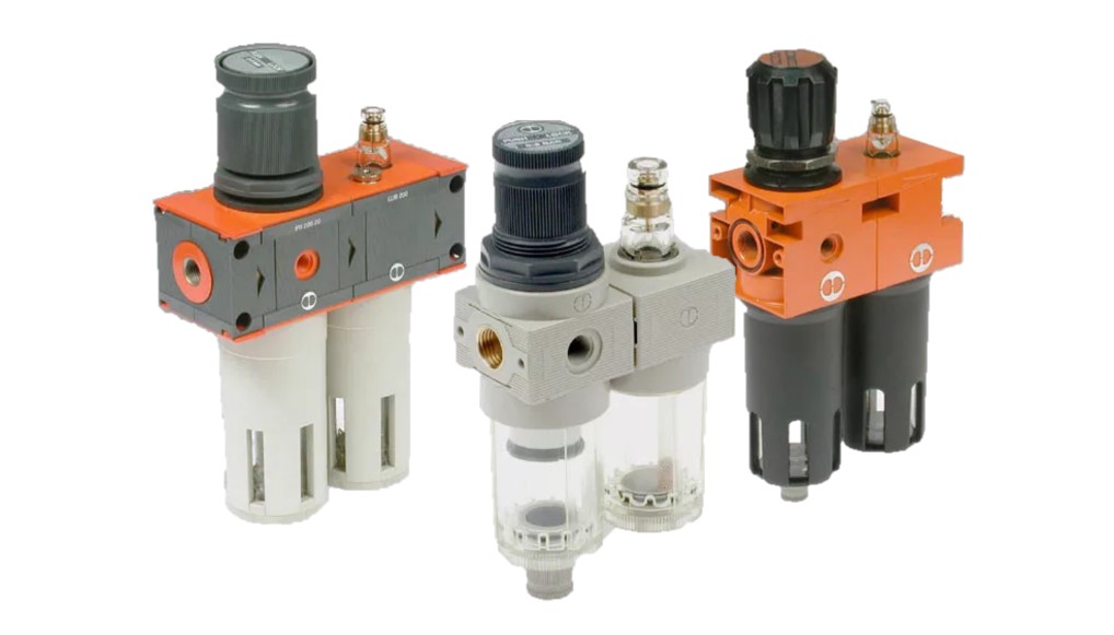 Szűrő-nyomásszabályozó + olajozó