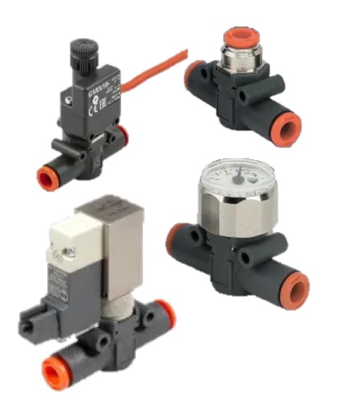 Csőbe építhető áramlásszabályozók