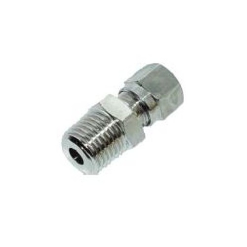 AZ PNEUMATICA 10480-10-1/4 egyenes csatlakozó, kúpos menet