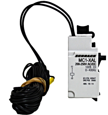 SCHRACK MC199744 Munkaáramú kioldó 208-250V AC/DC 3m