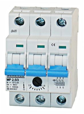 SCHRACK Be400307 Motorvédőkapcsoló 1,6-2,5A 3P 3KE