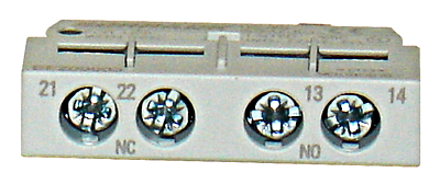 SCHRACK BEZ00003 Melső segédérintkező BES motorvédőhöz 1Z+1NY 2.5A