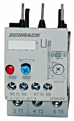 SCHRACK LST00250 Motorvédő aut. V. kézi 1.8-2.5A S0