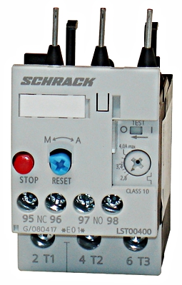 SCHRACK LST00400 Motorvédő aut. V. kézi 2.8-4.0A S0