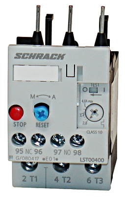 SCHRACK LST00500 Motorvédő aut. V. kézi 3.5-5.0A S0