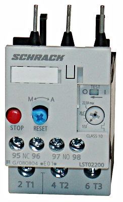 SCHRACK LST02200 Motorvédő aut. V. kézi 17-22A S0