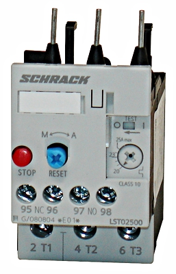 SCHRACK LST02500 Motorvédő aut. V. kézi 20-25A S0