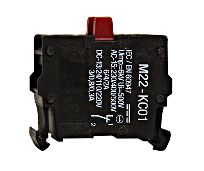 SCHRACK MM216382 NC érintkező alaplapra rögz.csavaros kap.