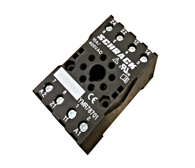 SCHRACK YMR78701 MT reléfoglalat 8p, 400V/10A